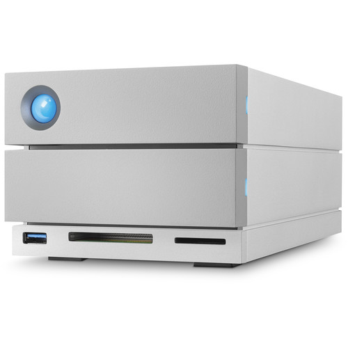 Système de stockage DAS LaCie 2big Dock STGB8000400 - 2 x Total de compartiments Bureau - USB 3.0 Type A - Serial ATA/600 STGB8000400