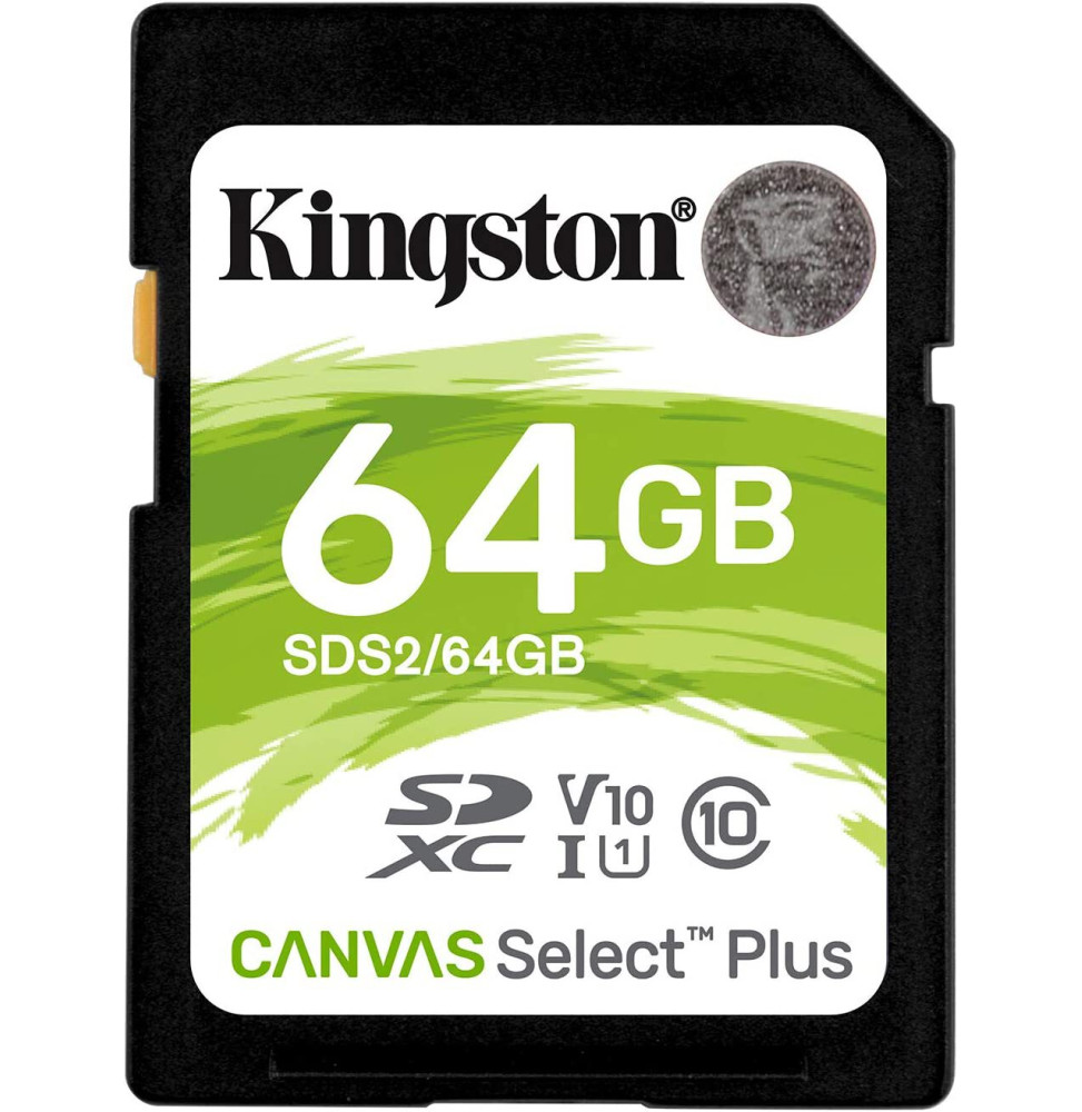 Canvas Select Plus Carte Mémoire 64 Go SDXC Classe 10 UHS-I