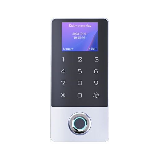 Controle d'accés par Empreintes digital avec clavier LCD+TUYA WIFI APP: D5108TF1LCD