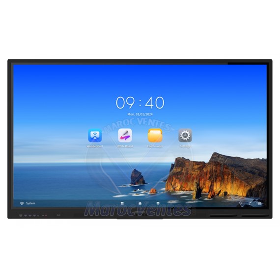 Écran Interactif 4K UHD de 86 pouces Tactile DS-D5B86RB/EL