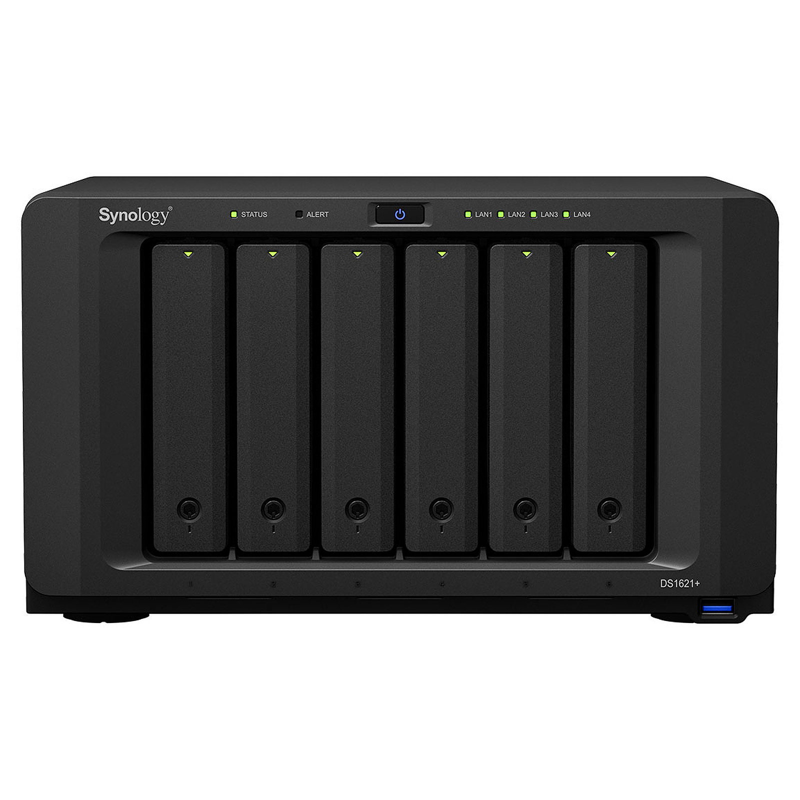 DiskStation Serveur NAS 6 Baies - 4 Go de RAM DDR4 - AMD Ryzen V1500B DS1621+