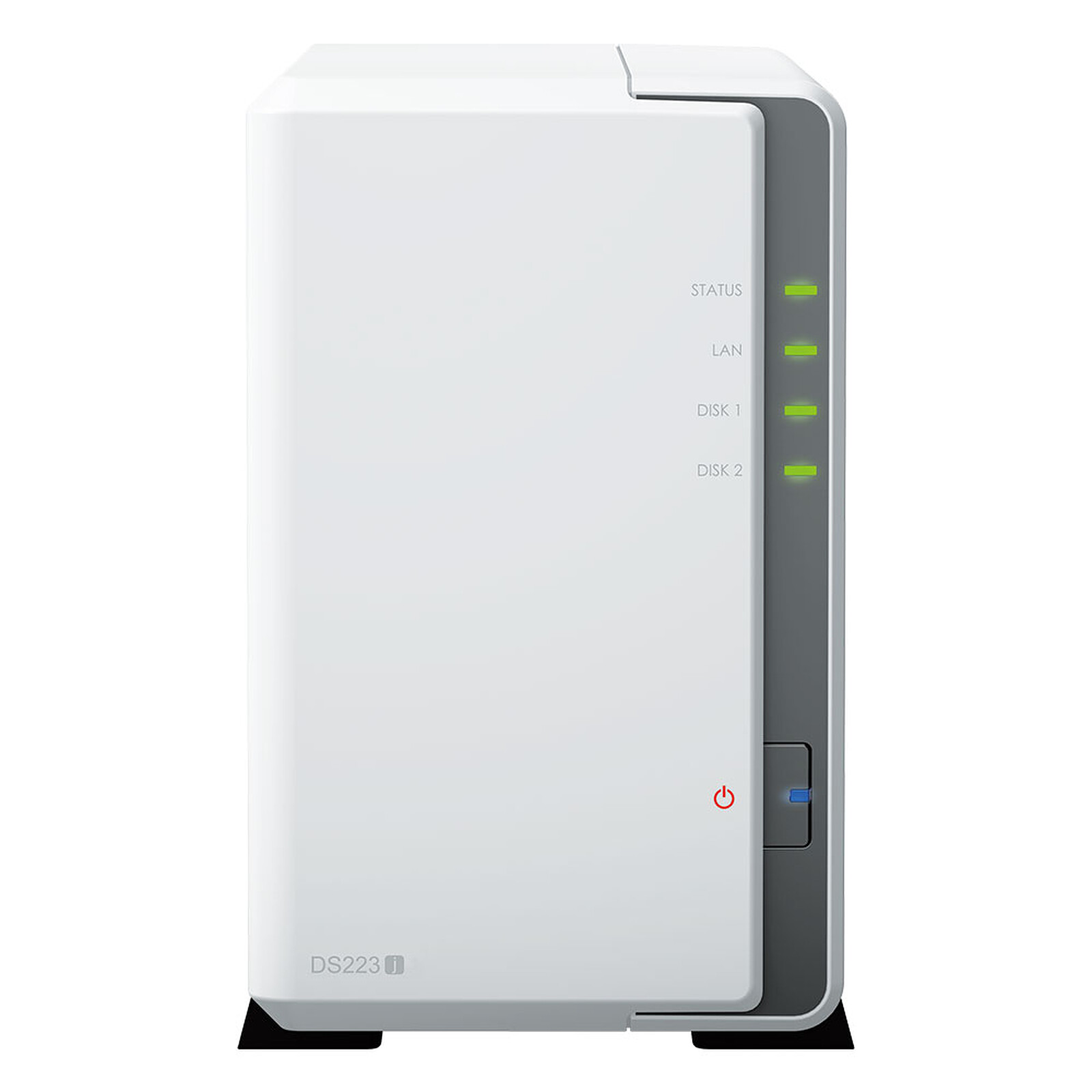 Serveur NAS 2 Baies DiskStation 4cores 1GB 1xRJ45 DDR4 (sans disque dur) DS223J