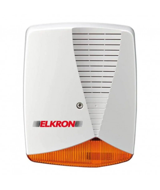Sirène Externe Auto-Alimentée avec Lumière Clignotante (EN POLYCARBONATE) HPA700P