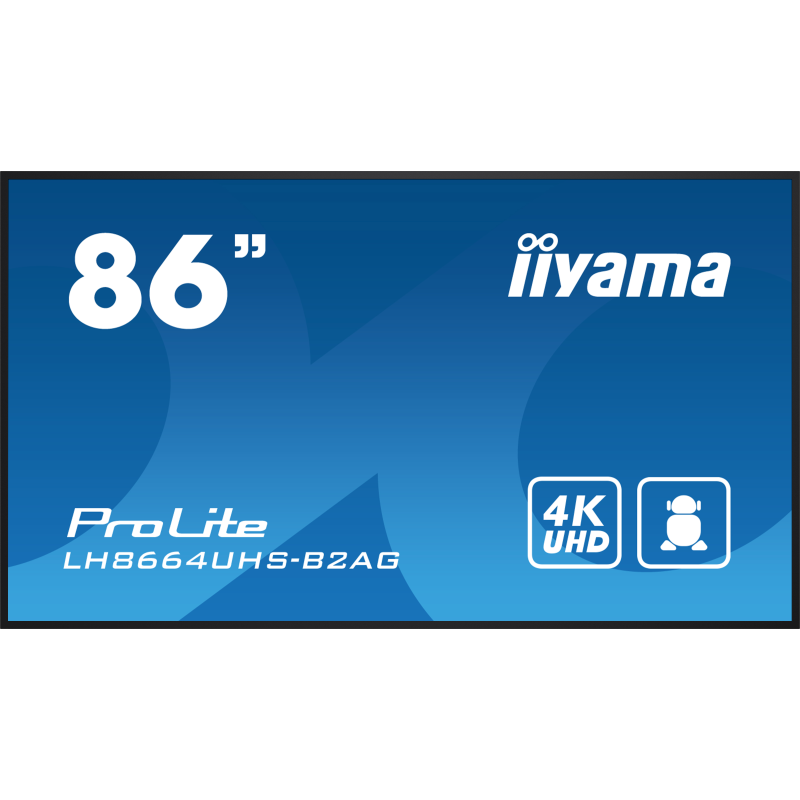 Moniteur Professionnel pour Affichage Dynamique 86" 4K UHD LH8664UHS-B2AG