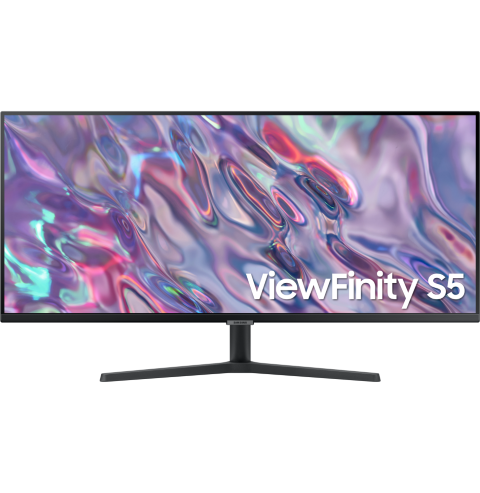 Moniteur Flat 34" Résolution QHD Serie 5 Noir Ratio 21:9 Garantie12M LS34C500GAUXEN