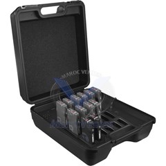 Mallette de transport avec fonction de charge intégrée pour système Guide jusqu'à 18 appareils TG-10CH18