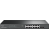 Tplink JetStream™ 18-Port Gigabit Smart Switch with 16-Port PoE+ PORT: 16× Gigabit RJ45 Ports, 2× Gigabit SFP SlotsSPEC: 802.3at/af, 150 W PoE Power, 1U 19-inch Rack-mountable Steel CaseFEATURE: Integration with Omada SDN Controller, Static Routing,