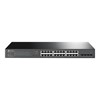 Tplink JetStream™ 28-Port Gigabit Smart Switch with 24-Port PoE+ PORT: 24× Gigabit PoE+ Ports, 4× Gigabit SFP SlotsSPEC: 802.3at/af, 250 W PoE Power, 1U 19-inch Rack-mountable Steel CaseFEATURE: Integration with Omada SDN Controller, Static Routing,