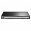 Tplink JetStream™ 52-Port Gigabit L2+ Managed Switch with 48-Port PoE+PORT: 48× Gigabit PoE+ Ports, 4× Gigabit SFP Slots, RJ45/Micro-USB Console PortSPEC: 802.3at/af, 384 W PoE Power, 1U 19-inch Rack-mountable Steel CaseFEATURE: Integration with Oma