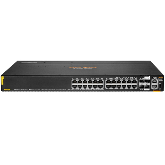Aruba 6200M 24G Class4 PoE 4SFP+ Switch [24 ports 10/100/1000 PoE + 4 ports SFP+, L3 Full managed] R8Q68A
