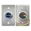 BOUTON DE SORTIE RECTANGULAIRE SANS CONTACT EN INOX DI-OP4A