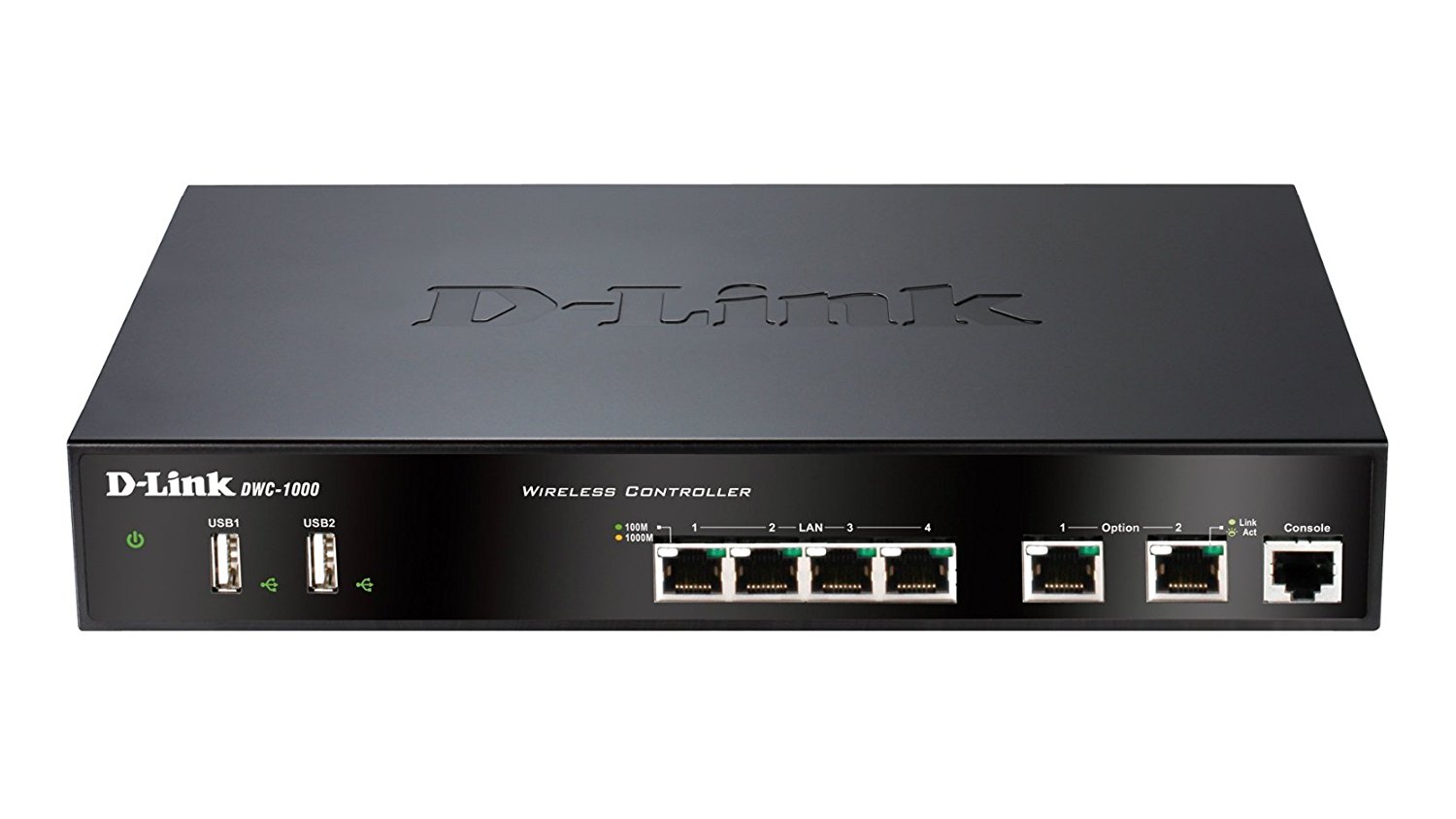 Controleur Wi-Fi avec 2 Giga WAN 4 Giga LAN 1 USB port 12AP à 66 Point d'accès par controleur L2/L3 fast roaming DWC-1000/E