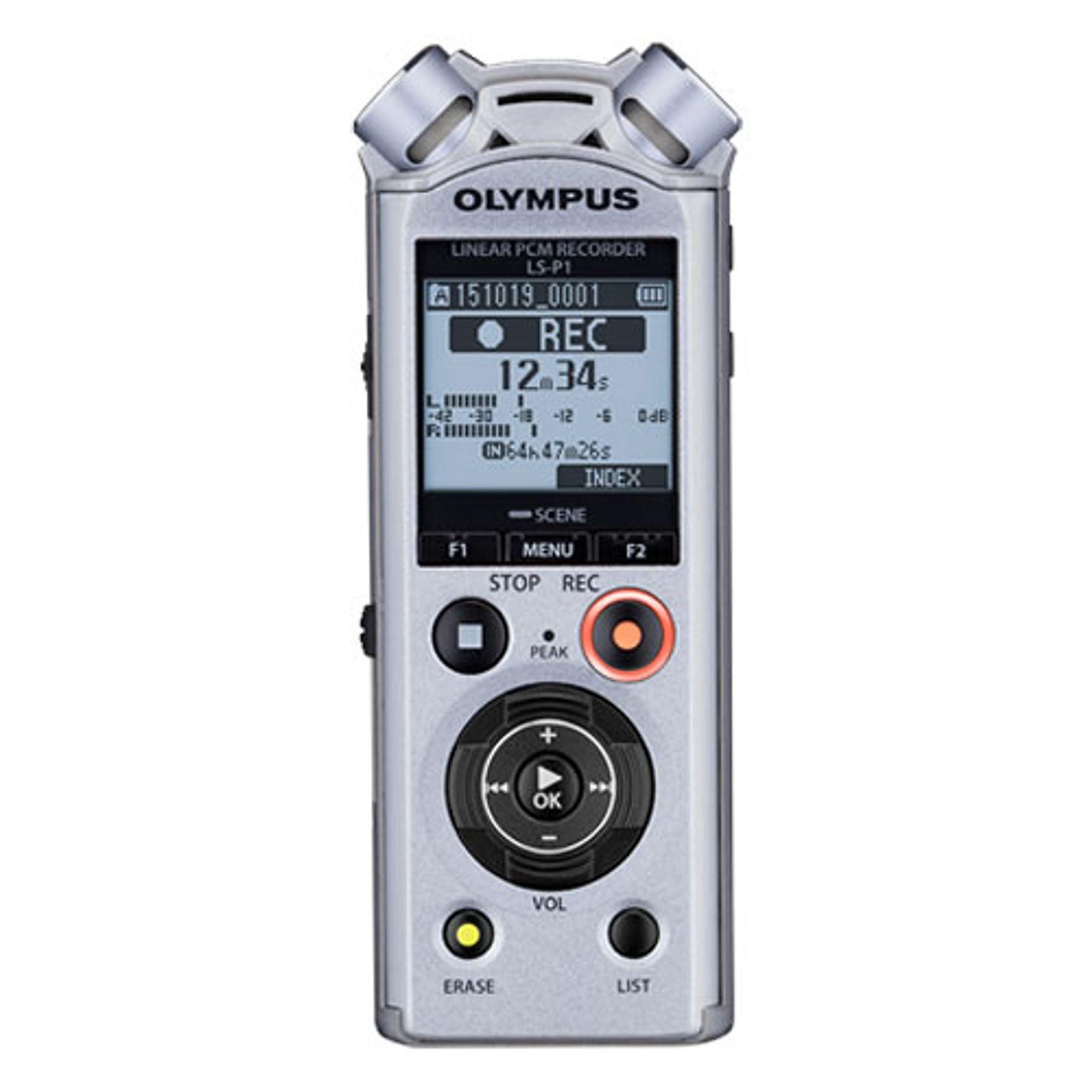 Enregistreur audio numérique Hi-Res avec microphones stéréo directionnels LS-P1